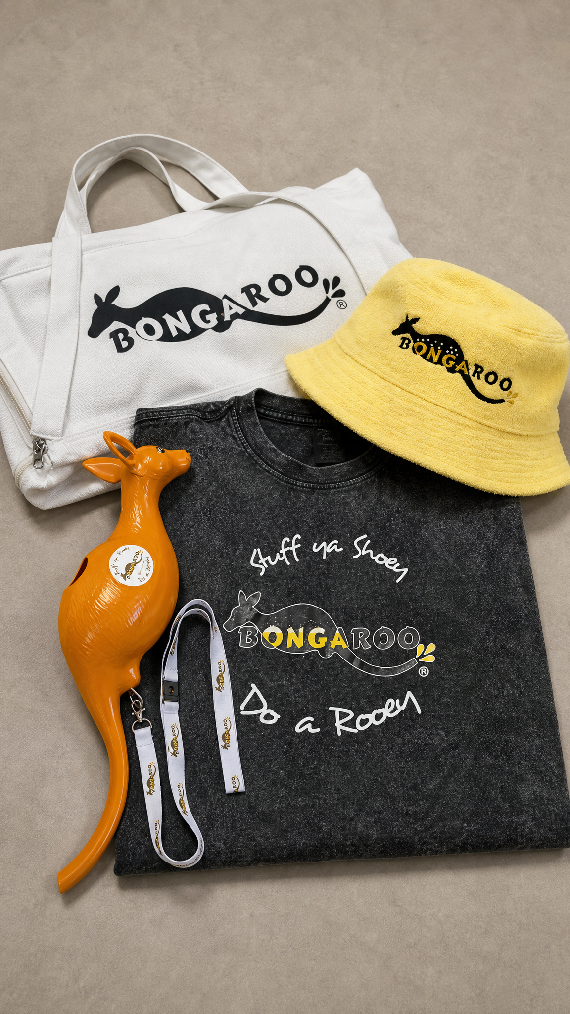 Bongaroo - Shirt - Bucket Hat - Tote Bag