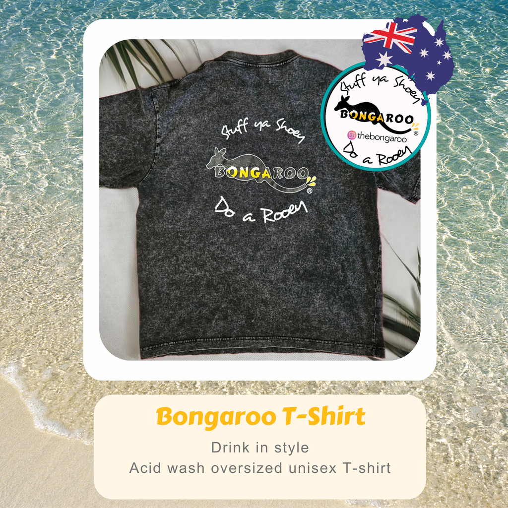 T-Shirt - Acid Wash Oversized - The Bongaroo